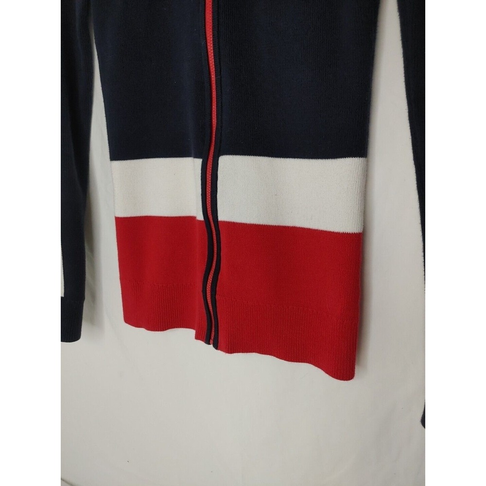 Tommy Hilfiger Women's Ribbed Mock Neck Full Zip Logo Jacket Size‎ xxs - Picture 3 of 8